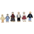 My Happy Family Series Mini Wooden Doll Family